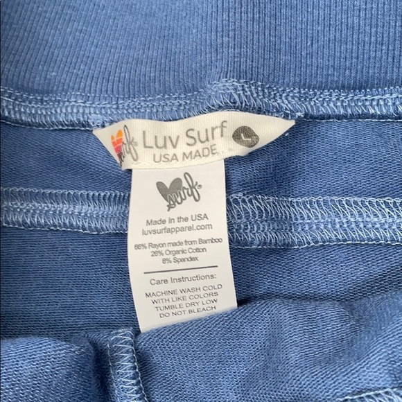 LUV SURF APPAREL Blue Thick Sweatpants - Picture 2 of 5